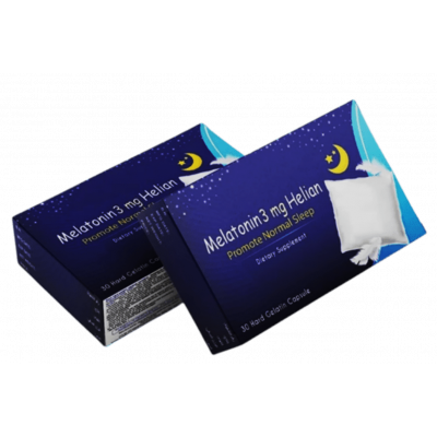 MELATONIN 3 MG HELIAN ( MELATONIN ) 30 HARD GELATIN CAPSULES